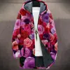 2025 Estación Independiente Transfronteriza Estampado de Leopardo Hawaiano Casual 3D Personalizado de Manga Corta Abrigo Largo de Algodón Estilo Holgado para Hombre