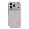 Funda de Teléfono Magnética con Soporte en Forma de Corazón de Lentejuelas, Suave y Dulce, para 17Promax, Adecuada para 16Pro/15Pro