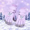 Guantes de invierno para niños de 3 a 17 años, gruesos, resistentes al frío, impermeables, a prueba de viento, antideslizantes, cálidos, para esquí y nieve.