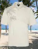 Comercio Exterior Transfronterizo Estación Independiente de Amazon Hombre Estampado Digital Casual Holgado Impresión 3D Manga Corta Camisa Lel Hombre