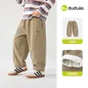 Pantalones para Niños y Niñas Dudu, Ropa Infantil Elegante de Otoño, Pantalones Casuales Versátiles para Niños, Pantalones Largos Deportivos para Bebé, Atuendo de Otoño