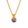Popular OL estilo elegante natural pedra preciosa zircão pingente de colar design banhado 18k colar moda comutador deve