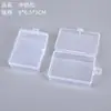 Caja Rectangular Transparente Vacía de Plástico con Tapa Caja para Accesorios de Teléfono Móvil Caja para Piezas de Ferretería Empaque de Muestras Caja de Almacenamiento para Mascarillas