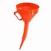 Embudo de Plástico Negro Extra Largo para Repostar Coches y Motocicletas, Portátil, Engrosado, con Boquilla Larga para Añadir Aceite