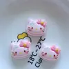 Acessórios de Resina de Cabeça Sanrio Fofos DIY Cola de Chantilly Capa de Celular Corda de Cabelo Buraco para Fivela de Sapato Pacote de Material