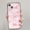 Para iPhone15 comercio exterior nuevo 3D lazo rosa hermosa funda para teléfono móvil
