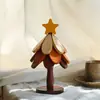 Tapete de Isolamento Térmico Mesa de Jantar de Madeira Maciça Anti-Queimadura Doméstico Porta-Copos Árvore Ornamento de Madeira Árvore de Natal Caçarola Refeição Dobrável