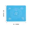 Tapete de Silicona para Estufa de Inducción Transfronterizo Resistente a Altas Temperaturas y a la Grasa Calentamiento Color Variable Tapete Protector para Estufa de Inducción No se Pega a la Mesa