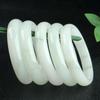 Pulseira de Jade Verde Tianshan com um Toque de Verde, Jade Natural, Fábrica de Pulseiras de Jade Seda Dourada, Pulseira de Jade Flor Flutuante Verde Tianshan