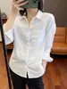 Camisa larga de primavera-verano nueva para hombre, de diseño transfronterizo europeo y americano para Amazon, para ir al trabajo de forma profesional, con diseño de hombro estructurado