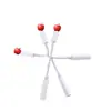 Adaptador de Fone de Ouvido Cabeça de Maçã Zhendian Treasure para Celular iPhone 13 12 11 8 Adaptador de Áudio para Celular