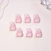 Accesorios Pequeños de Resina Estilo Caricatura Japonesa Decoraciones para Uñas DIY Conejo Lindo 3D Pegamento de Crema Accesorios Decorativos para Uñas Portátiles