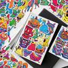 50 Piezas de Graffiti de Terror Serie de Monstruos de Dibujos Animados Decoración DIY Pegatinas para Cuaderno Maleta Patineta Venta al por Mayor Manual