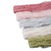 Tela de Borde de Gasa Tubo para el Cabello Anillo de Pelo Cinta Estilo Francés Suave Crema Decoración Interior Lazo Hueco Cinta Estilo Mori Tocado