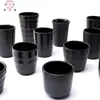 Taza Negra de Melamina, Taza de Té Resistente a Roturas, Copa de Vino A5 Comercial, Taza de Plástico Creativa, Utensilios para Beber Imitación Porcelana para Restaurante