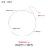Pulsera de plata de ley 925 para mujer, estilo japonés y coreano, soporte vacío para abalorios redondos DIY, soporte para pulsera con incrustación de ámbar de cera de abeja