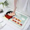 Alfombra de Imitación Cachemir de Dibujos Animados Shin-Chan Alfombrilla Absorbente para Baño y WC Alfombrilla Suave de Felpa para Pies Alfombrilla Resistente a Manchas Antideslizante