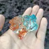 Dragón de Cristal Signos del Zodíaco Decoración para el Hogar y la Oficina Regalo de Cumpleaños Auspicioso Adorno de Dragón de Cristal Amarillo
