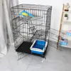 Gaiola para Gatos Doméstica Grande Casa para Gatos Camada Dupla Três Camadas Quatro Camadas Vila para Gatos Múltiplas Portas e Janelas Gaiola Dobrável para Gatos Gaiola para Animais de Estimação