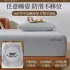 Juego de sábanas de tres piezas de terciopelo de piel de ciervo grado A, protector de colchón engrosado, terciopelo de leche, forro polar, cálido y a prueba de polvo, color sólido