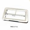 Oversized 9cm fivela japonesa casaco decorativo bagagem buckle adereços vestuário cinto decorativo fivela de três engrenagens fivela de perfuração