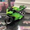 Adornos de Modelo de Motocicleta de Aleación de Tirar Hacia Atrás Juguete Transfronterizo de Simulación de Carreras Colgante de Llavero Decoración de Agarrador
