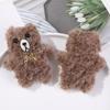 Zhao Lusi mesmo estilo coreano fofo pelúcia desenho animado urso DIY Headdress de alta aparência acessórios de cabelo grampo de cabelo material atacado