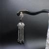 Antigo Hanfu Cabelo Hairpin Flor Pérola Borla Cabelo Hairpin Cheongsam de alta qualidade Acessórios para o cabelo Elegante Cabeça Hairpin