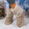 Outono 2026 Novo Tamanho Grande Botas Casuais Confortáveis para Mulheres Estilo Europeu e Americano Fashion Botas para Exterior Tamanho Único