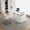Mesa de Piano Minimalista Italiana Pintura Simples Moderna Mesa de Estudo Salão de Beleza Recepção de Consulta de Estética Médica Mesa e Cadeira