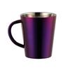 Alça tropical isolada de camada dupla Milk Cup 304 copo de água de aço inoxidável caneca de restaurante coreano logotipo da taça de cerveja