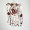 Campanilla de viento navideña de producto nuevo transfronteriza, campanilla de viento pintada de Navidad para atrapar el sol S