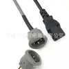 Cable de extensión enchufable línea enchufable conector de clavija C13 a C14 enchufe macho y hembra cable de alimentación enchufable enchufe de computadora