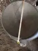 Pueblo de Yao en Gongcheng Camellia oleifera Tradicional Redondo Fondo Plano Hierro Fundido Olla de Camellia oleifera Características Locales de Guangxi Herramientas Simples para Cocinar Té
