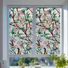Película de vidrio al por mayor de fábrica, translúcida y opaca, protección de privacidad, anti-fugas, para decoración de baño y sala de estar, ventana de luna creciente láser colorida