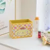 Caja de Almacenamiento de Cosméticos de Escritorio Estilo Japonés Linda Chica de Dibujos Animados Corazón de Niña Caja de Almacenamiento de Artículos Varios para el Hogar y la Oficina Kulomi
