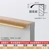 Alça Invisível Liga de Alumínio Moderna Minimalista Gaveta de Armário Porta de Guarda-Roupa Sem Furo Alça Longa Oculta Preto Móveis