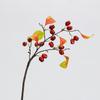 Branchlets Flor Artificial Frutas Jujuba Secas Ramos de Frutas Jujuba Falso Sala de Estar Mesa de Jantar de Mesa Ornamentos de Flores Adereços de Tiro