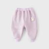 Pantalones de Bebé Estilo Otoño Pantalones Largos para Niños Pantalones Deportivos Holgados para Niños Ropa de Abrigo de Otoño Pantalones Casuales para Bebés Pantalones de Forro Polar para Niñas