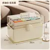 Caja de Almacenamiento para Accesorios del Cabello, Caja de Almacenamiento Multifuncional Transparente Portátil de Escritorio de Gran Capacidad con Tapa para Gomas del Cabello y Herramientas de Uñas