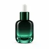 Estoque Pronto do Fabricante 30ml Oval Fundo Grosso Frasco Ondulado Conjunto de Frascos para Cosméticos Frasco para Água Emulsão Essência Sub-frasco Atacado