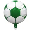 Balão de Futebol Preto e Branco de 18 polegadas Luvas de Futebol Basquete Baseball Props de Decoração da Copa do Mundo Balão de Filme de Alumínio