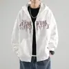 Sudadera con capucha para hombre, nueva sudadera de moda estilo americano para primavera y otoño 2023, chaqueta con cremallera para adolescentes