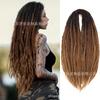 Peruca Dreadlocks Reggae de Fibra Química Transfronteiriça Cabelo de Crochê Hip-Hop Europeu e Americano Dreadlock Colorido Trança Cruzada