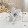 Lantejoulas Transfronteiriças Flor Artificial Flor de Natal Tecido de Rede Arranjo de Flores Decorações Ornamentos Flanela Decorações de Natal
