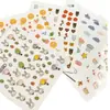 Adesivos de unha sem repetição, adesivos fofos de nail art para meninas, adesivos que brilham no escuro, alto valor estético, práticos, duráveis e modernos