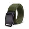 Cinturón de Nailon de Lona para Hombre Hebilla Automática No Porosa Ligero Ultrafino Duradero Cinturón Táctico para Entrenamiento Militar al Aire Libre