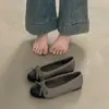 Sapatilhas Mary Jane estilo Chanel, sapatos de bico redondo para mulheres, nova coleção outono/inverno 2026, sapatilhas em formato de ovo