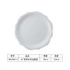 Comercio exterior nuevo encaje plato para comida occidental Personalizado Hotel plato en relieve restaurante Plato para pasta plato de cerámica ovalado