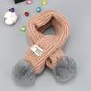 Bufanda de bebé sencilla de color caramelo Benhui, nueva bufanda de otoño e invierno para niños, versión coreana, bufanda cálida al por mayor WJ8538
